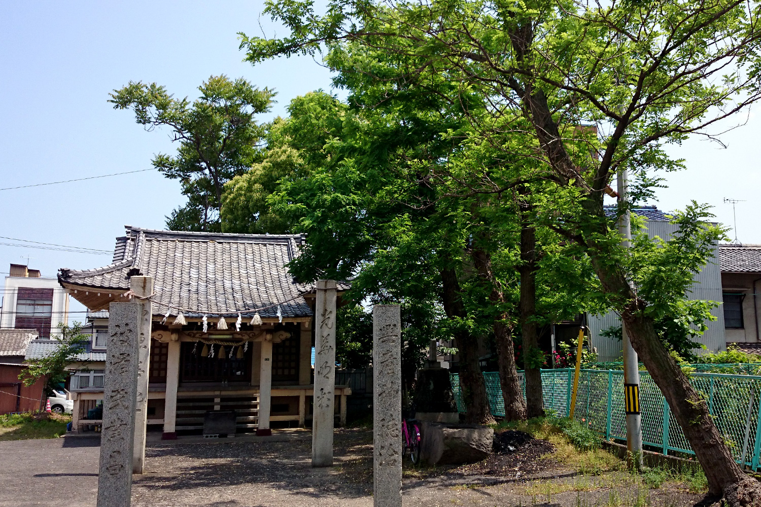  向良（こうら）神社・松島の街通り